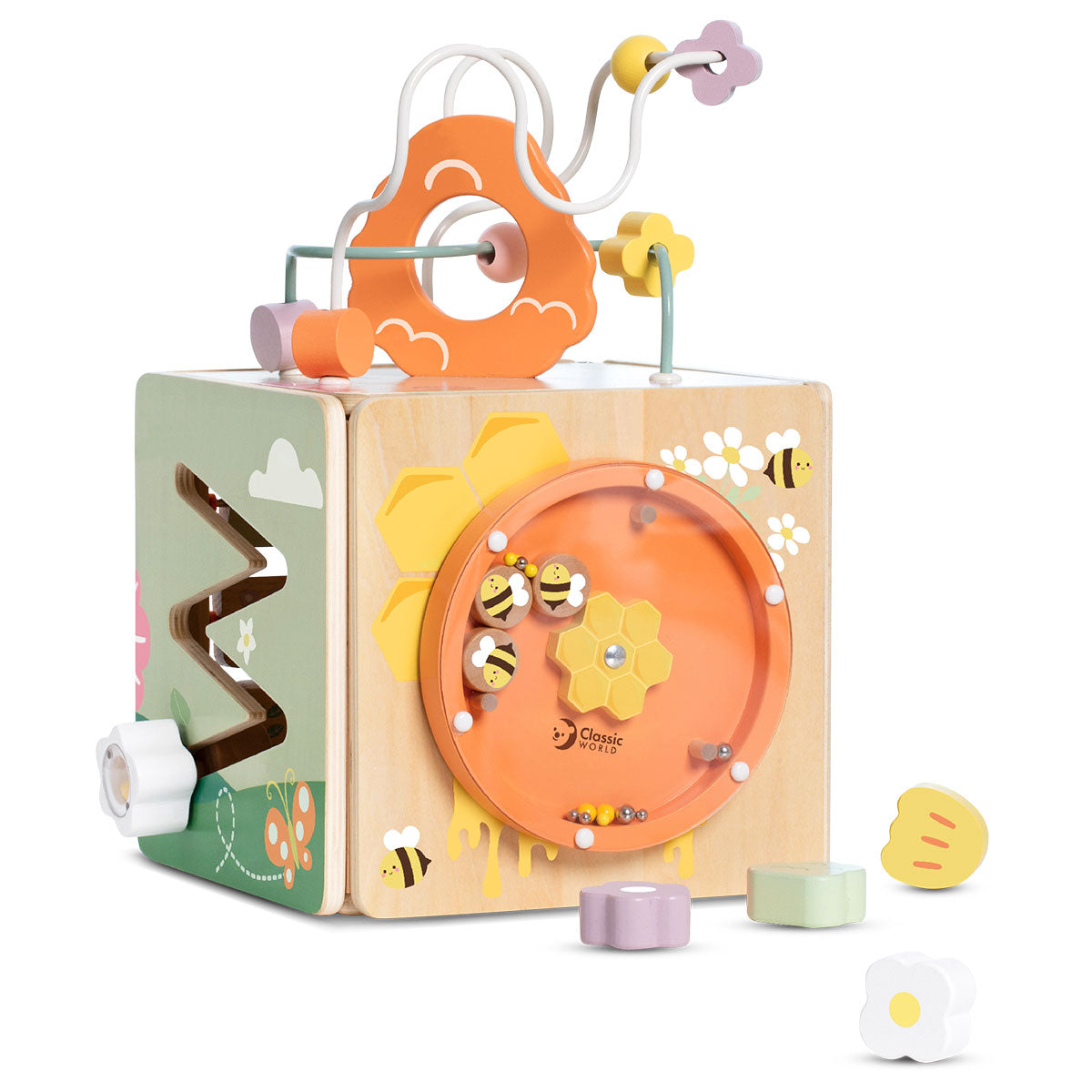 Classic World Honeybee Activity Cube