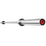 CORTEX SPARTAN205 7ft 20kg Olympic Barbell (Hard Chrome) with Lockjaw Collars - Side View