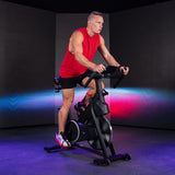 Lifespan Fitness SM-420 Spin Bike with Automatic Magnetic Resistance - Front View