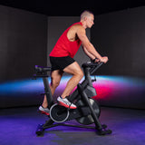 Lifespan Fitness SM-420 Spin Bike with Automatic Magnetic Resistance - Side View