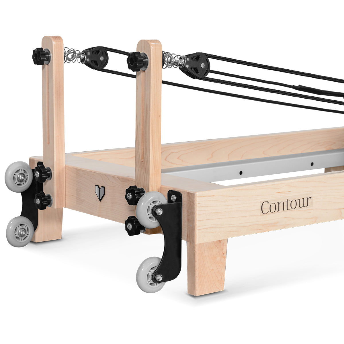 Lifespan Fitness Contour 2 Folding Wood Pilates Reformer Set