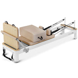 Lifespan Fitness Contour Pro Aluminum Pilates Reformer Bed Set (Beige)