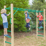 Lifespan Kids Amazon 2.5m Monkey Bar Set - Top-Down View