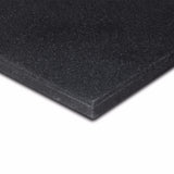 CORTEX 15mm Commercial Bevelled Edge Rubber Gym Tile Mat (1m x 1m) - Set of 16 - Front View