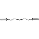 CORTEX Olympic Curl Bar with Spring Collar - Front View