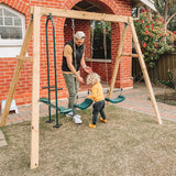 Lifespan Kids Forde 2 Double Swing & Glider - Side View