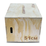 CORTEX 3-in-1 Wooden Plyo Box - Side View