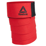 Reebok Knee Wraps in Red - Front View