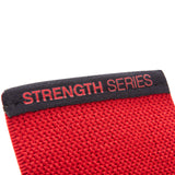 Reebok Knee Wraps in Red - 45-Degree Angle