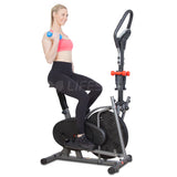 Lifespan Fitness X-02 Hybrid Cross Trainer - Close-Up Angle