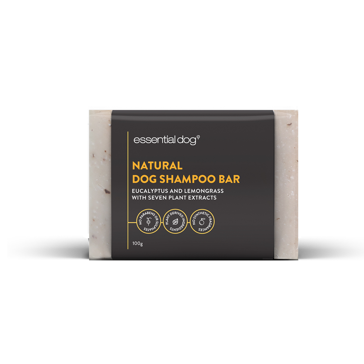 Essential Dog Shampoo Bar (Eucalyptus, Neem & Lemongrass)