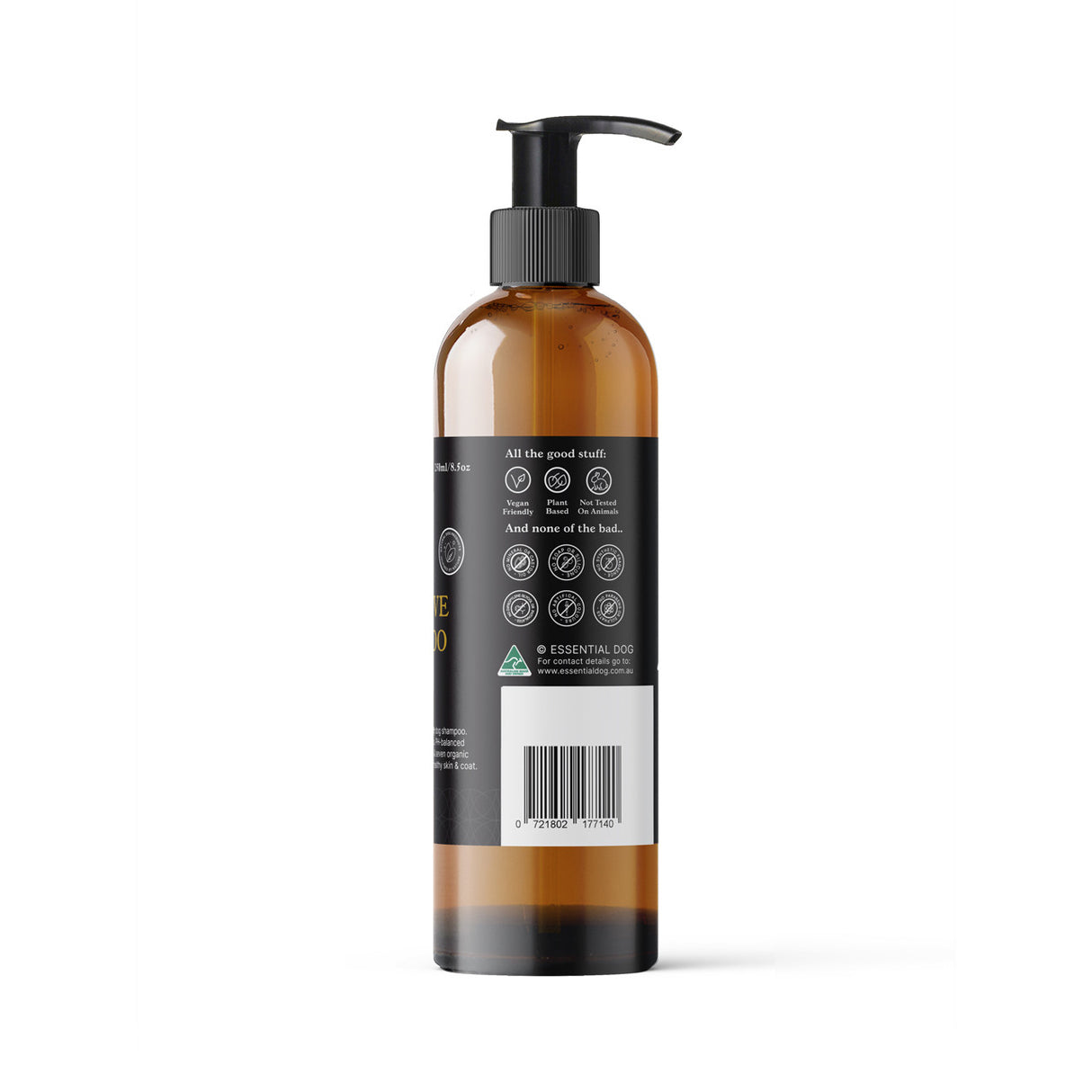 Natural Sensitive Dog Shampoo (Chamomile, Sweet Orange & Rosewood)