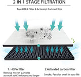 Filter kit for Philips FY1413/FY1410, 1000 Series Carbon & HEPA Air Purifiers