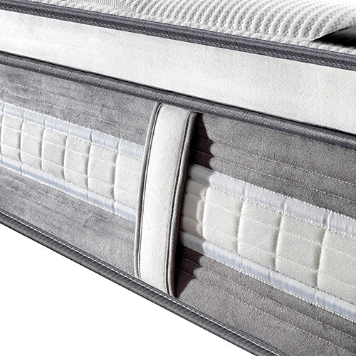 Mattress Euro Top Double Size Pocket Spring Coil with Knitted Fabric Medium Firm 34cm Thick