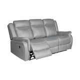 Carlton 3R+1R+1R Finest Fabric Recliner Sturdy Construction Metal Mechanism - Rear View