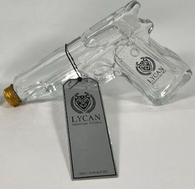 LYCAN PREMIUM VODKA PISTOL GUN 175ML