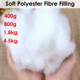 Soft Polyester Fiber Filling by Jason - 800g Premium Cushion and Toy Stuffing