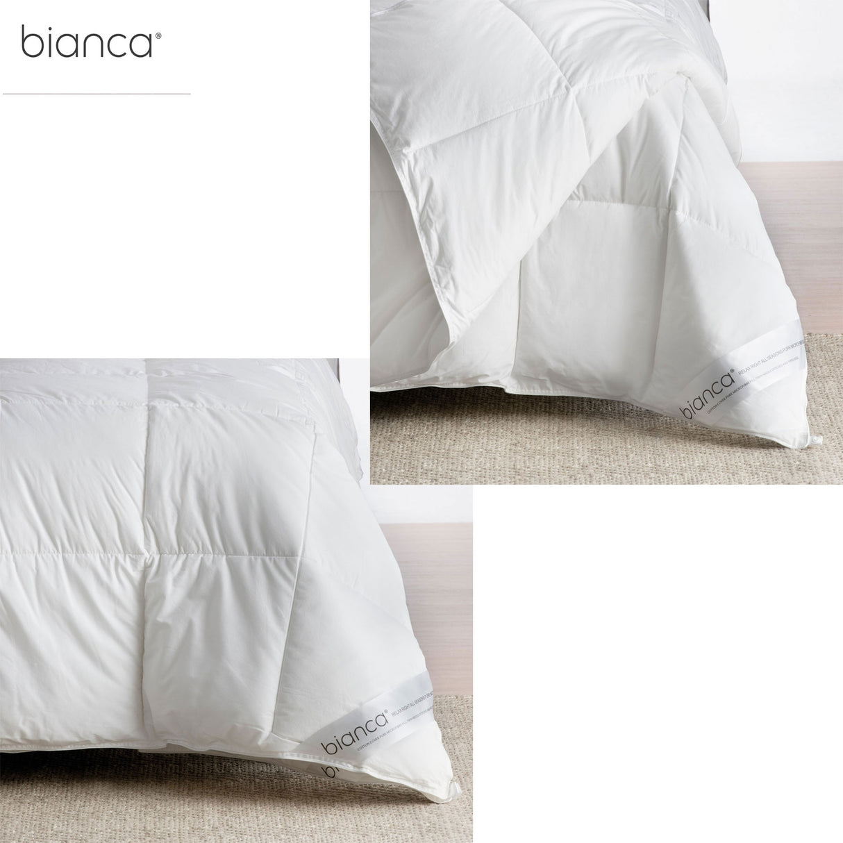 Bianca Luxury Dual-Purpose Microfibre Quilt Set - Double Size