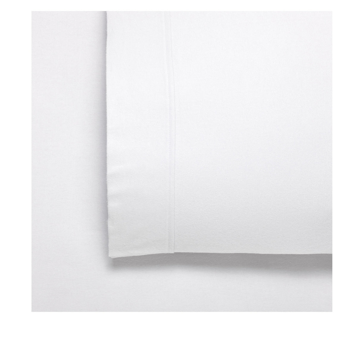 Bianca Fletcher Cozy Brushed Cotton Flannelette Sheet Set - White Double