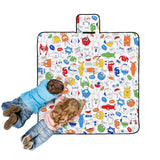 Happy Kids Monster Squad Colour Me In Picnic Blanket 125 x 125 cm