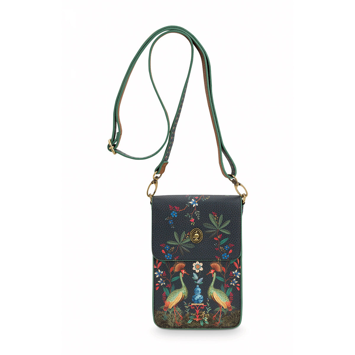 PIP Studio Flirting Birds Dark Blue Phone Bag