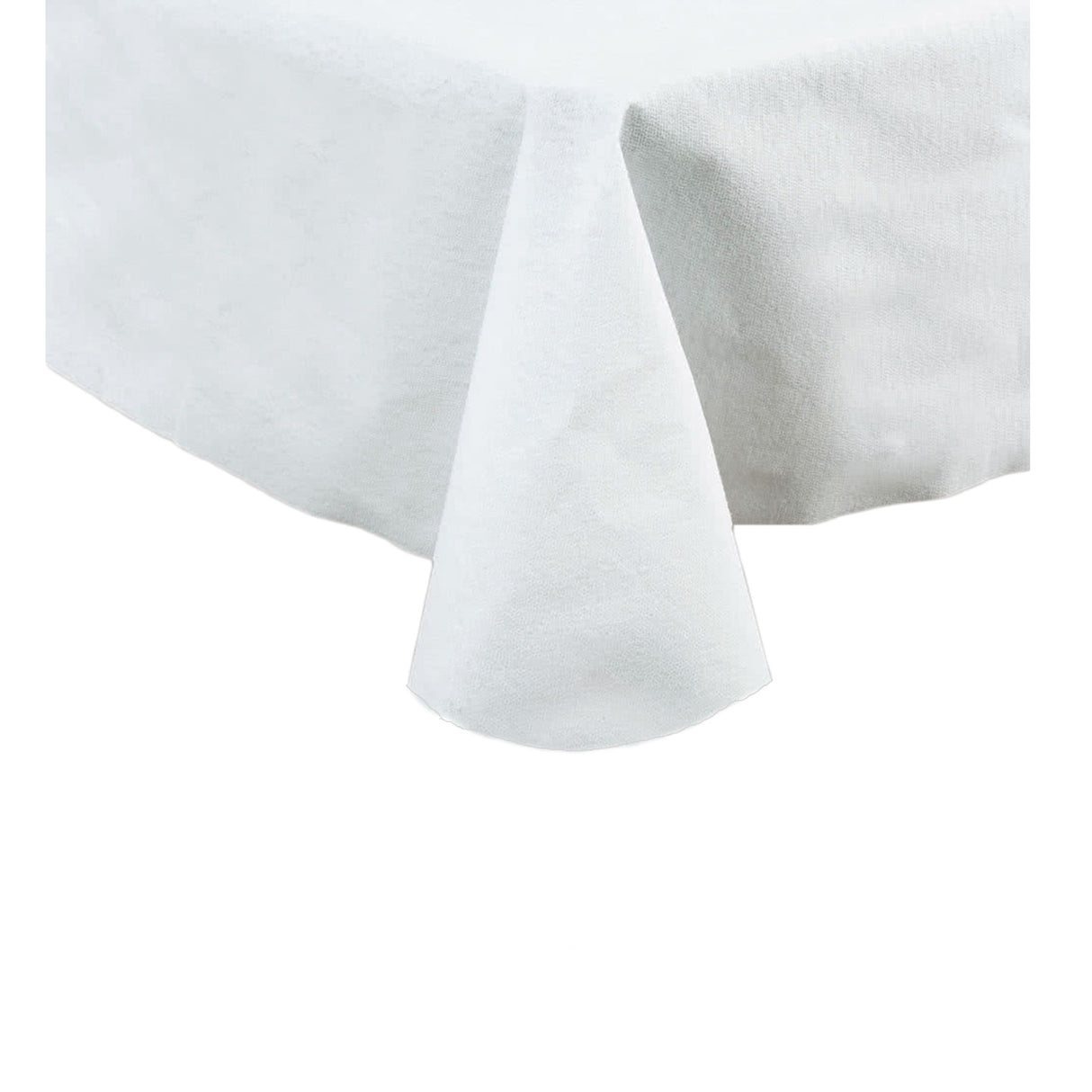 Elegant Round White Cotton Table Cloth by IDC Homewares