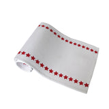 Festive Stars White Table Runner 33 x 180cm for Christmas Decor