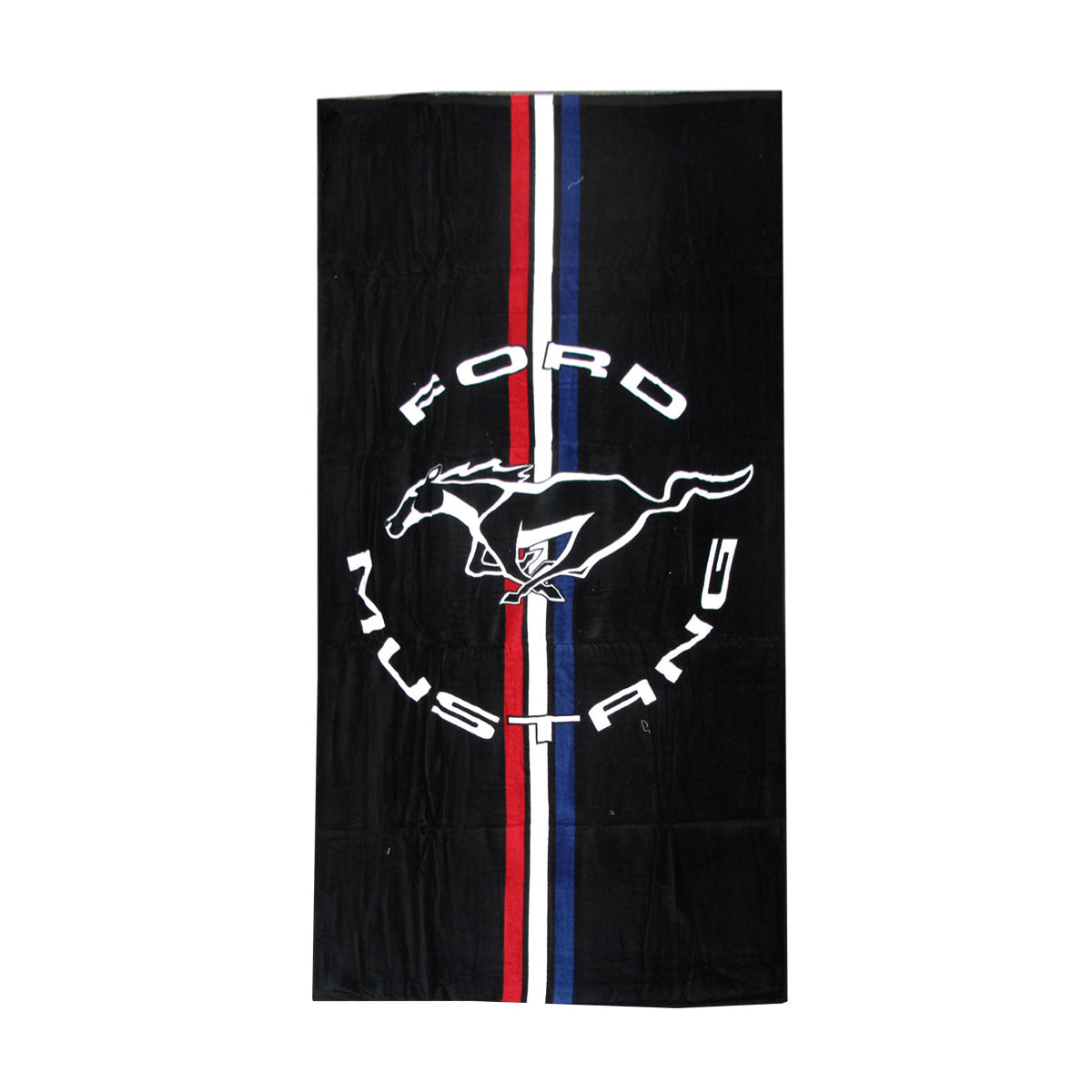 Ford Mustang Iconic Logo 100% Cotton Beach Towel - 75 x 150 cm