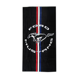 Ford Mustang Iconic Logo 100% Cotton Beach Towel - 75 x 150 cm