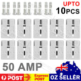 50 Amp Anderson Connector Set - 10 Pairs for 6AWG 12-24V DC Systems