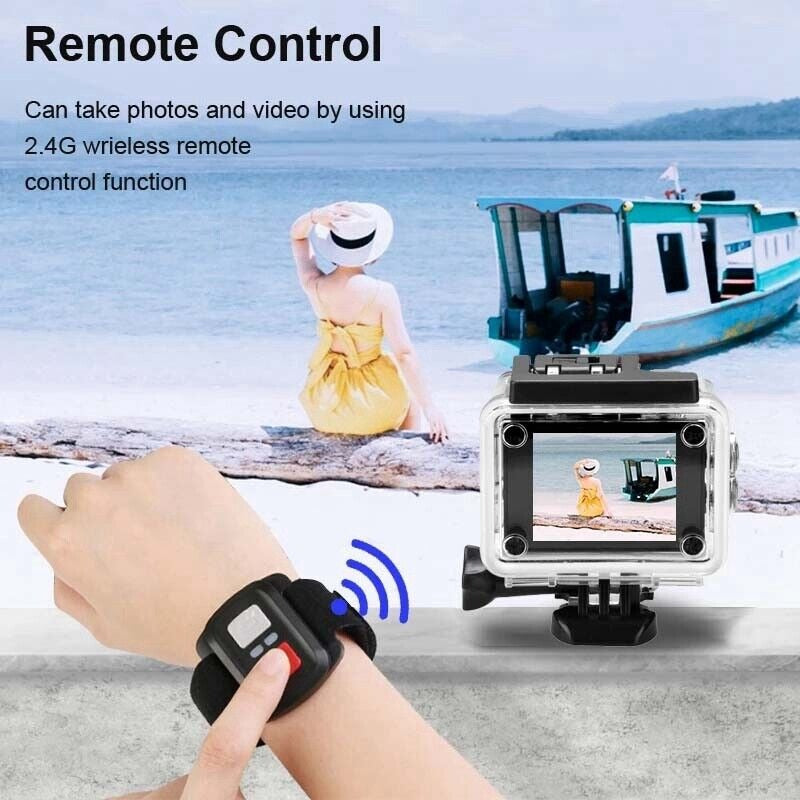 Motion Camera 4K Wifi Diving Cycling Sports Camera Underwater DV With 32GB Card