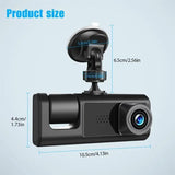 WIFI 3 Channels Dash Cam 1080P Full HD Car Dashcam Comes with Free 32GB Card