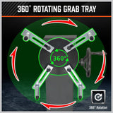 800kg Folding Engine Stand 1763lb Heavy Duty Workshop Auto Crane Hoist Motor - 45-Degree Angle