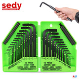 32Pcs Hex Key Set Allen Wrench Set Metric & SAE Storage Case L Shape Crv Au