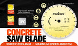 300mm/12" Concrete Saw Blade Masonry Cutting Disc Circular Diamond Stone Cutter