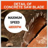 300mm/12" Concrete Saw Blade Masonry Cutting Disc Circular Diamond Stone Cutter