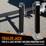 4x Trailer Caravan Canopy Jack Leg Stand Heavy Duty 3175KG 7000lbs Side Handle - Extra Image