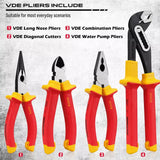 Magnetic Insulated Screwdriver Pliers Set 1000V Electrical Tool Hose Pinch Box