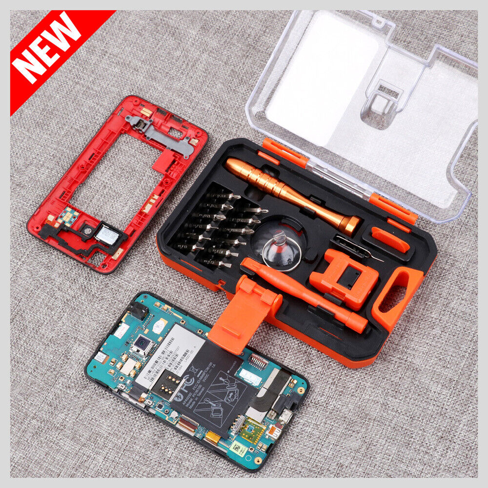 18-in-1 Precision Mobile Device Repair Tool Set with Magnetic Screwdriver and Pry Tools