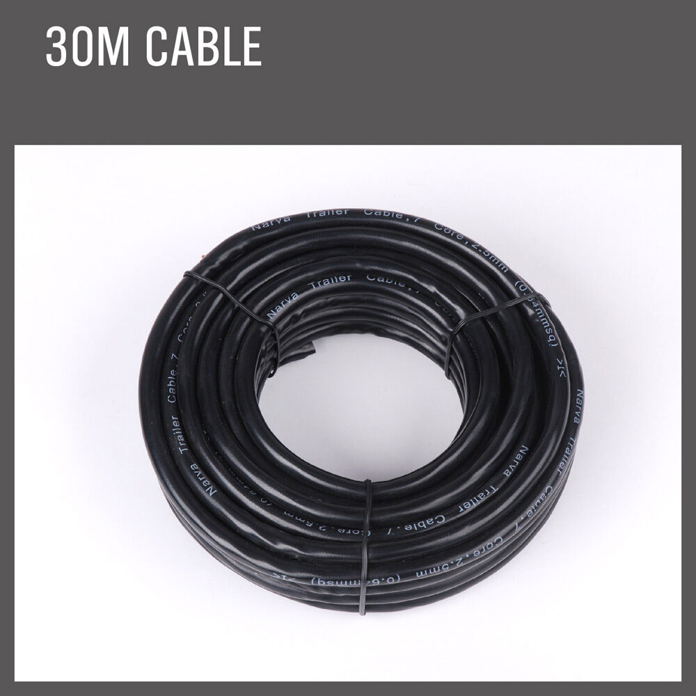 5 Core Oxygen-Free Copper Trailer Cable - 30M Automotive & Caravan Wire Coil