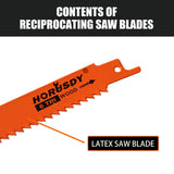 10Pc Reciprocating Saw Blades Set For Wood Metal Timber Demolition Cutting Tool