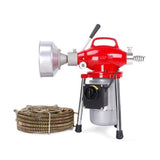 Electric Drain Cleaner Sewage Machine 400RPM Sewer Plumbing Snake Pipe 10M Colis