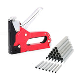 Heavy Duty Staple Gun Set 2in1 Stapler 1500Pc Staples Tacker Hand Fastener Tool