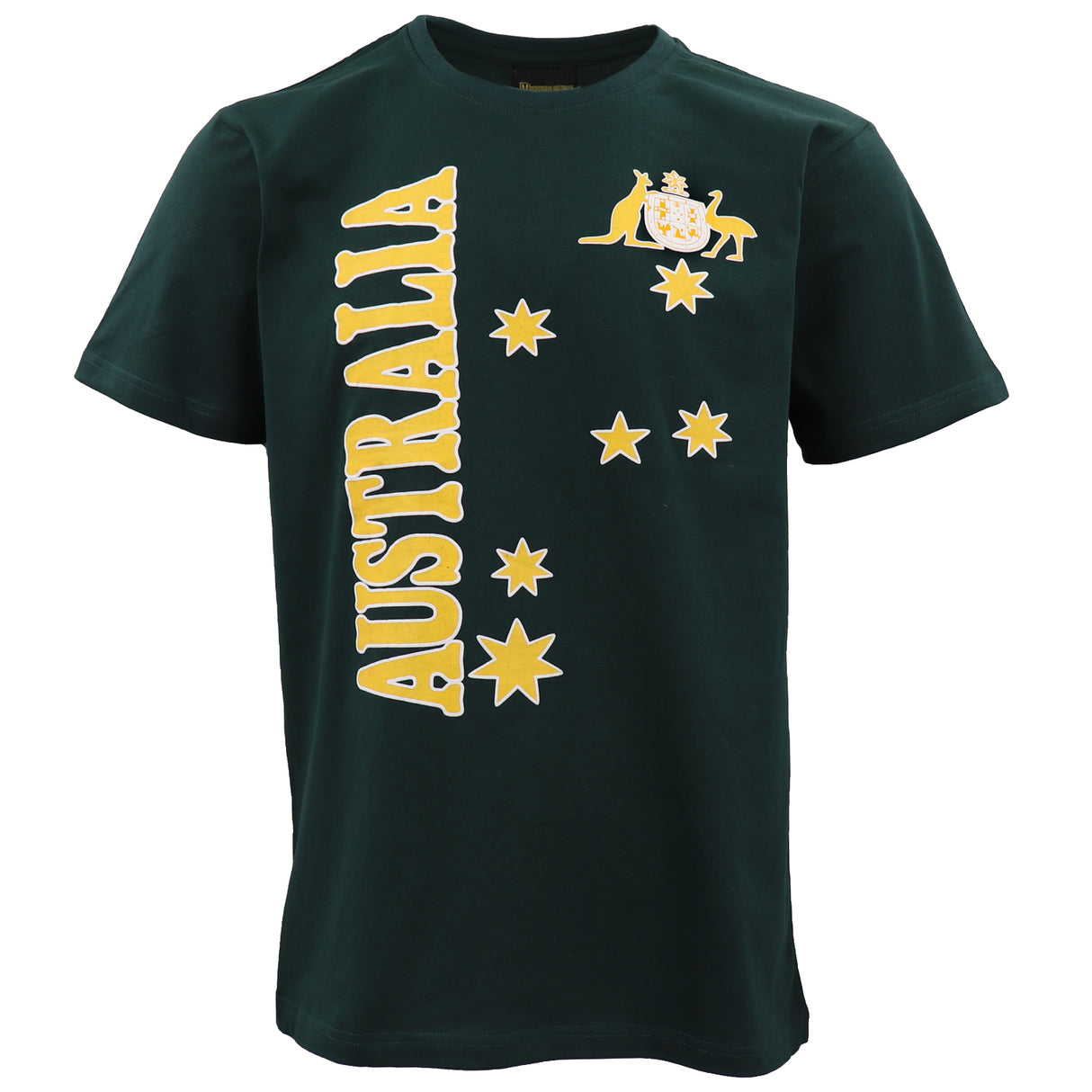 Unisex Adults Kids Mens Womens Australian Day Aussie Souvenir Tee Tops T Shirt, Green, L