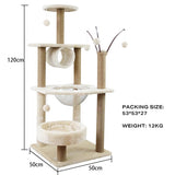 Cat Tree Scratching Post Scratcher Tower Condo House Furniture Bed Stand