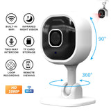 1080P HD WIFI Security Smart IP Camera Wireless Home CCTV System Indoor Monitor