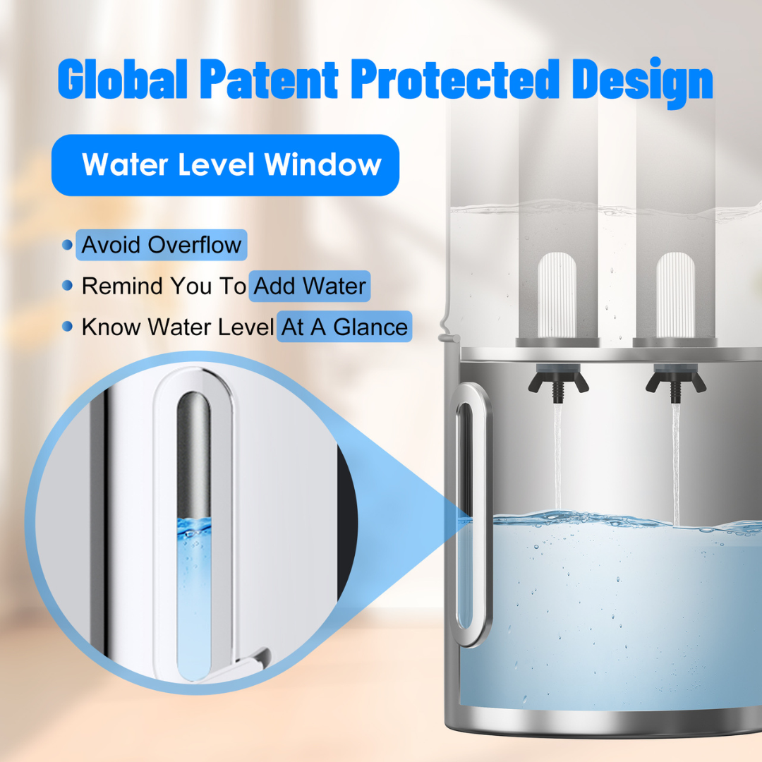 Aimex Portable Water Filter - Gravity-Fed, 304 Stainless Steel, Fluoride Removal