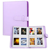 LIFEBEA 256-Pocket Instant Photo Album for Fujifilm Instax Mini & Polaroid Cameras - Purple