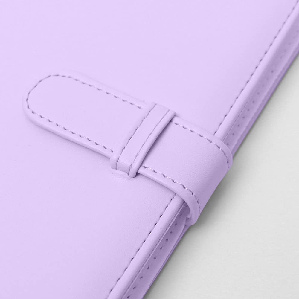 LIFEBEA 256-Pocket Instant Photo Album for Fujifilm Instax Mini & Polaroid Cameras - Purple