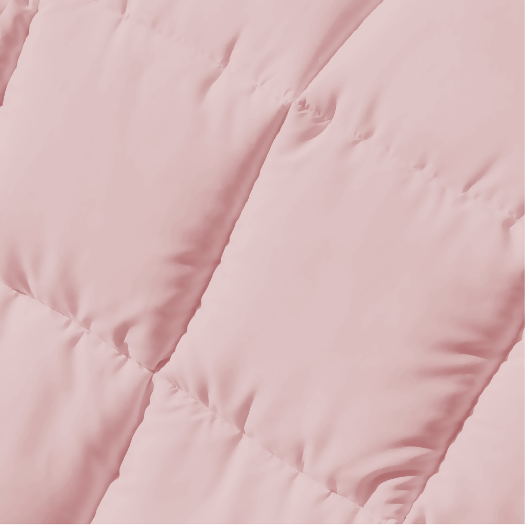 Australian Made All-Season Bamboo Blend Quilt for King Single - 400GSM Blush